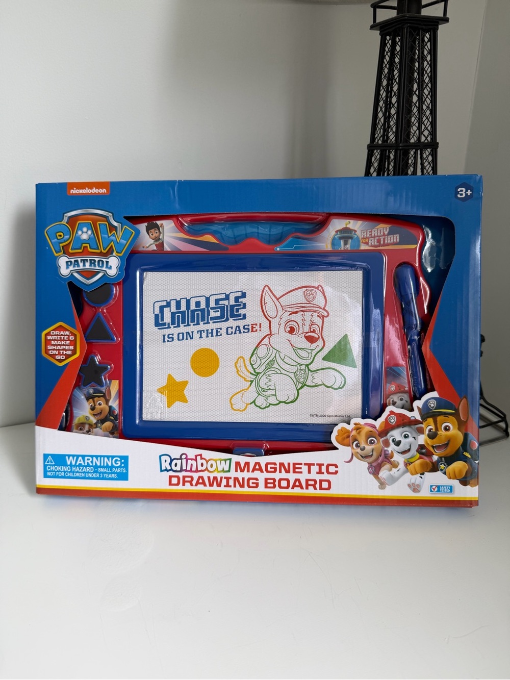 Paw Patrol Rainbow Magnetic Drawing Board - Blue & Red